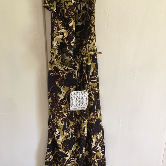 NWT Free People Floral Midi Dress - Picture 2 of 4